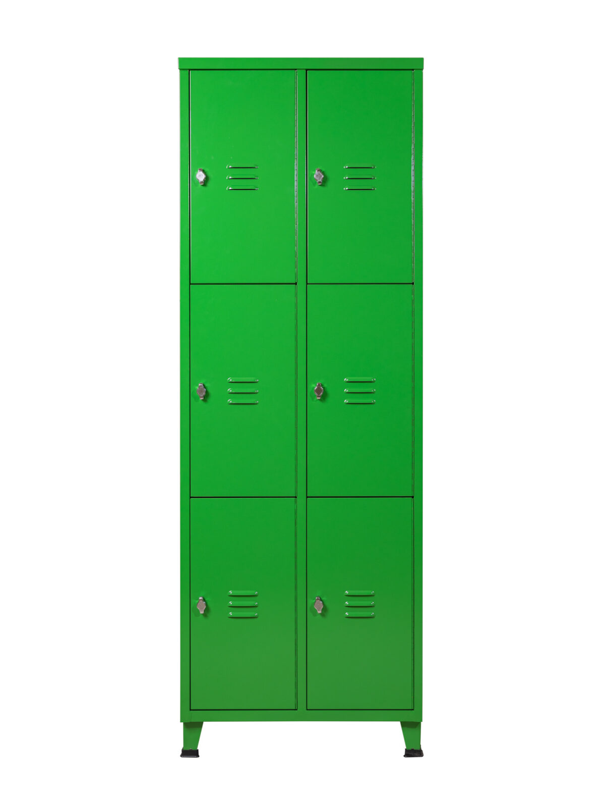 ארון מתכת לוקר 6 תאים ברנדה צבע ירוק